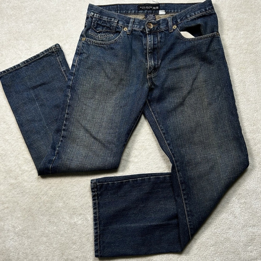 Vintage 90s Paco Jeans Men's 32x30 Boot Cut Denim Faded Regular Fit